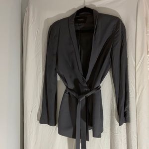 BR blazer with belt